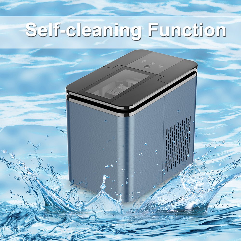 Customized Household Portable Ice Maker Countertop Size Home Use Ice Cube Machine Pellet Ice Making Machine Kitchen Bar
