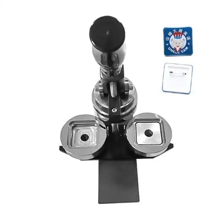 High Quality 50*50mm 2*2 inch Square fridge Magnet maker Machine Kit with Paper Cutter and 100 sets fridge Magnet Materials