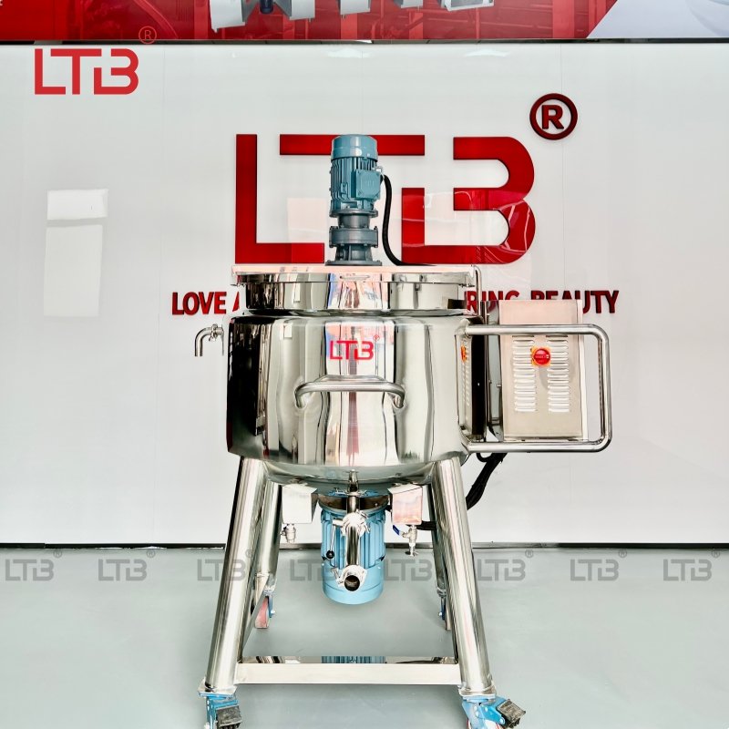 LTB 500L Mixing Tank Liquid Soap Detergent Hair Conditioner Mixing Tank Shampoo High Shear Shampoo Mixer Machines