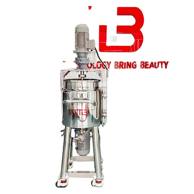 LTB 500L Mixing Tank Liquid Soap Detergent Hair Conditioner Mixing Tank Shampoo High Shear Shampoo Mixer Machines