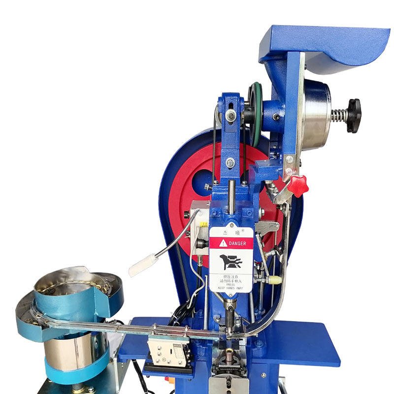 Automatic Jeans Brass Round Snap Button Punching Machine Press Button Machine Tent Tarpaulin Curtain Eyelet Machine