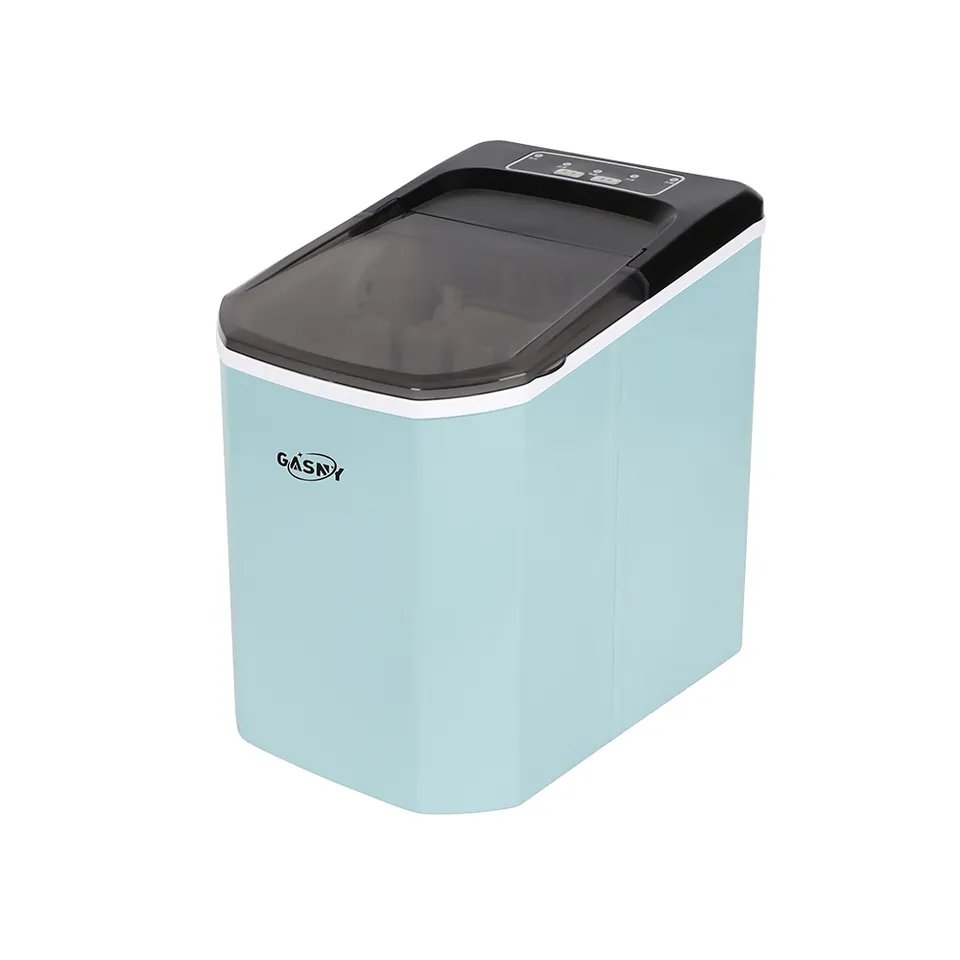 Bar Ice Maker Home Appliance Kitchen Self-Cleaning Ice Machine In Cubes with Spoon and Basket Ice Making Machine