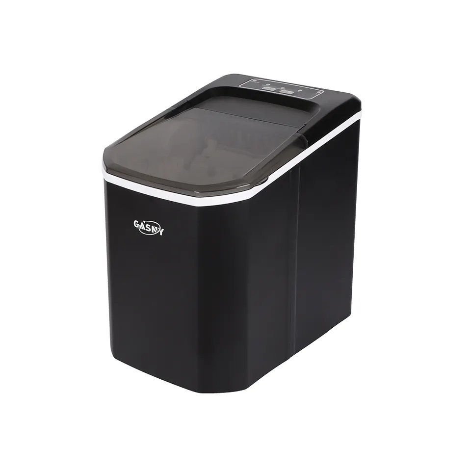 Bar Ice Maker Home Appliance Kitchen Self-Cleaning Ice Machine In Cubes with Spoon and Basket Ice Making Machine