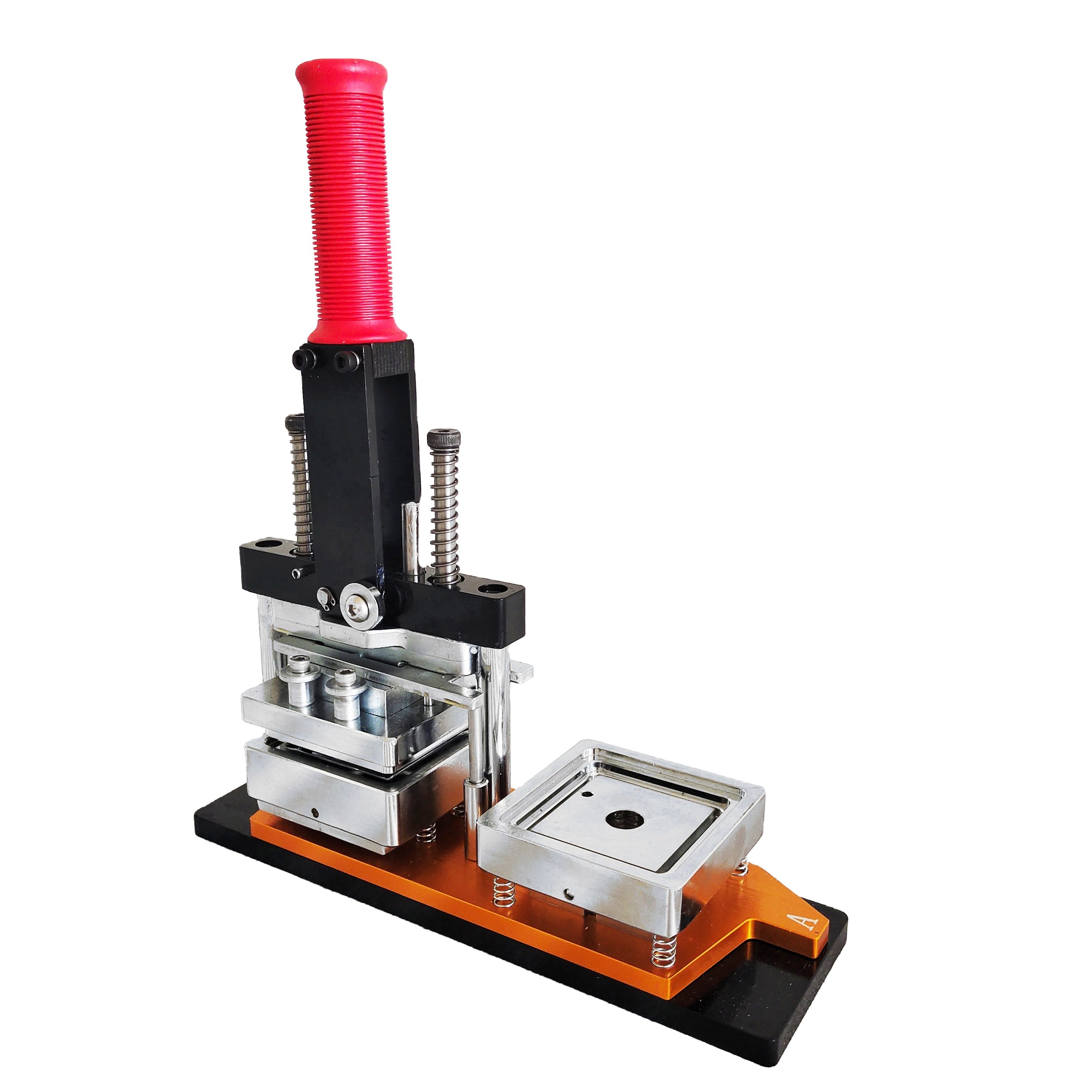 TEBAK 50*50MM 63.5*63.5MM Rectangle Shape making fridge magnet machine kit with magnetic components and paper cutter