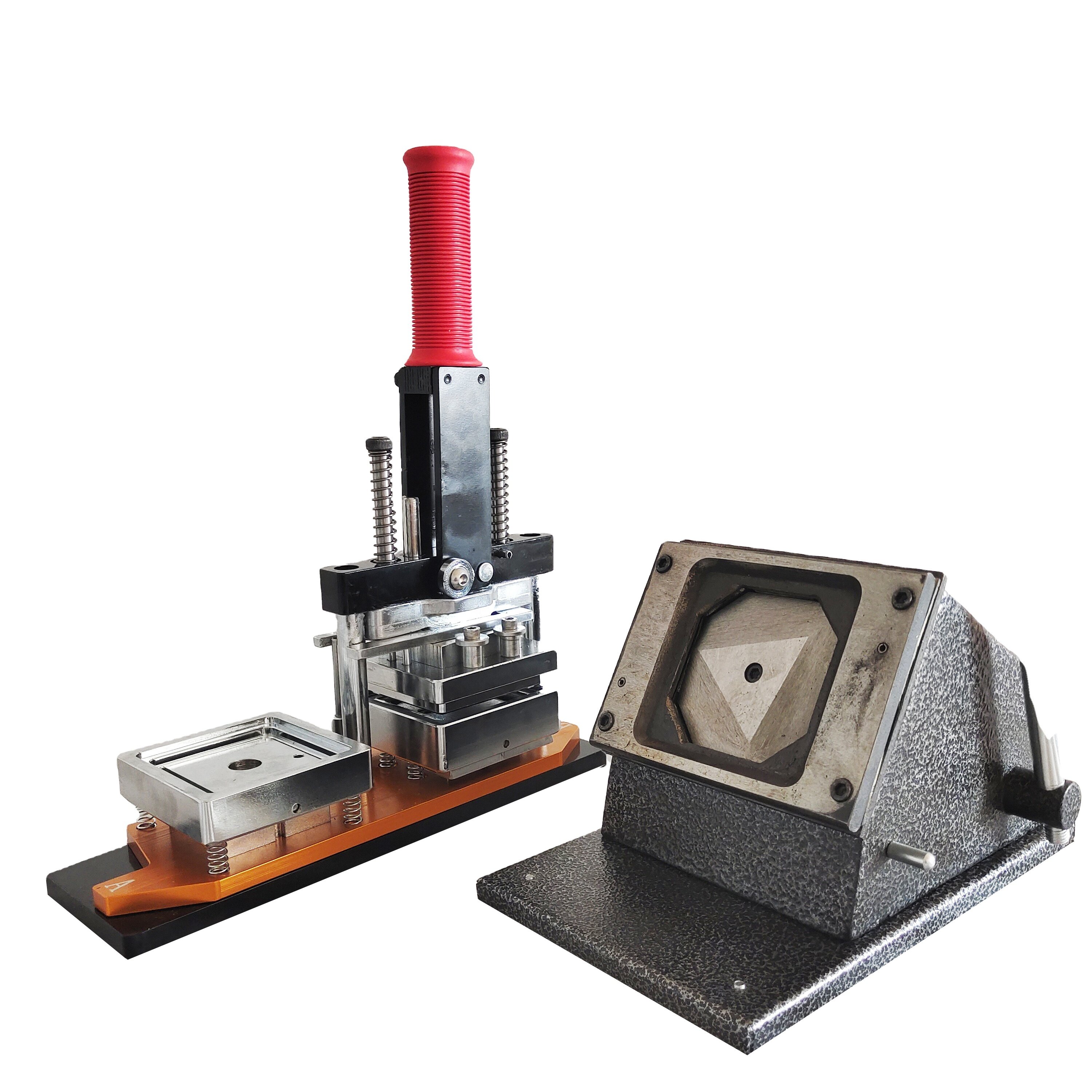 TEBAK 50*50MM 63.5*63.5MM Rectangle Shape making fridge magnet machine kit with magnetic components and paper cutter