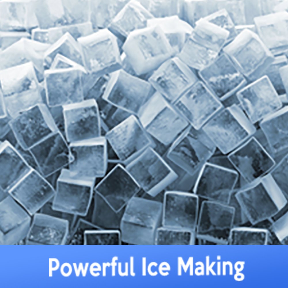 36 Pcs Ice Cube Maker 30KG Tabletop Cube Ice Making Machine Stainless Steel Commercial Use for Home Office Party Electric OEM