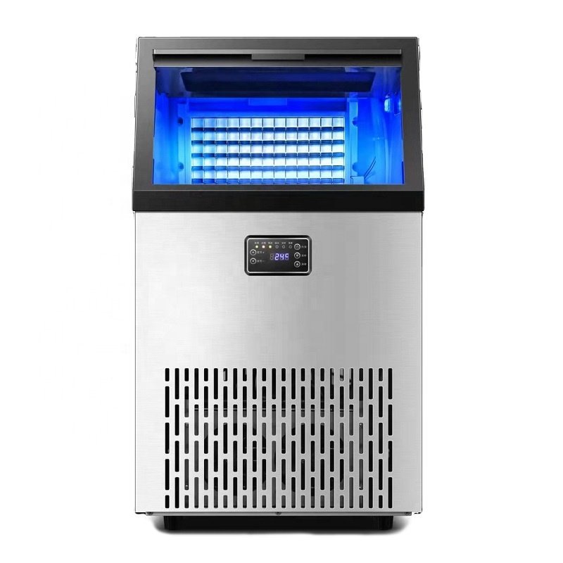 Ice Capacity 50kg/24h High Quality Fast Making Ice Stainless Steel Commercial Ice Cube Maker Machine