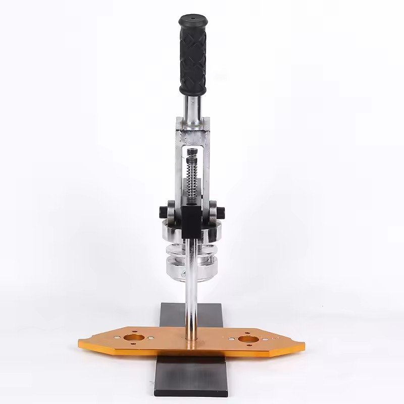 DCMA-008 Shaking Head Badge Press Machine Round Button Badge Maker Machine Without Mould