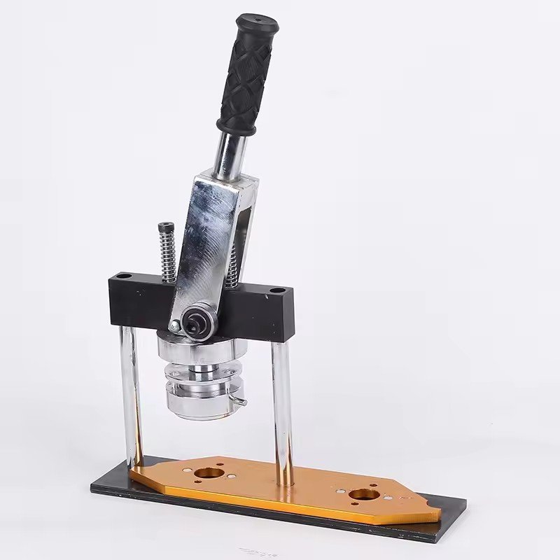 DCMA-008 Shaking Head Badge Press Machine Round Button Badge Maker Machine Without Mould