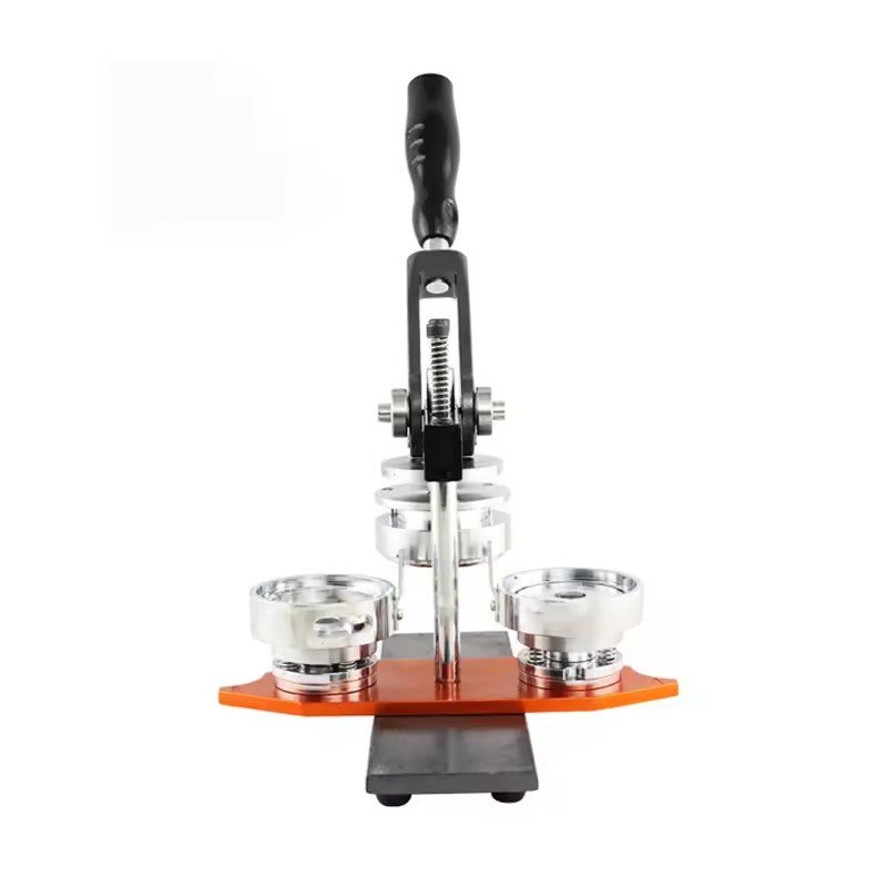 DCMA-008 Shaking Head Badge Press Machine Round Button Badge Maker Machine Without Mould
