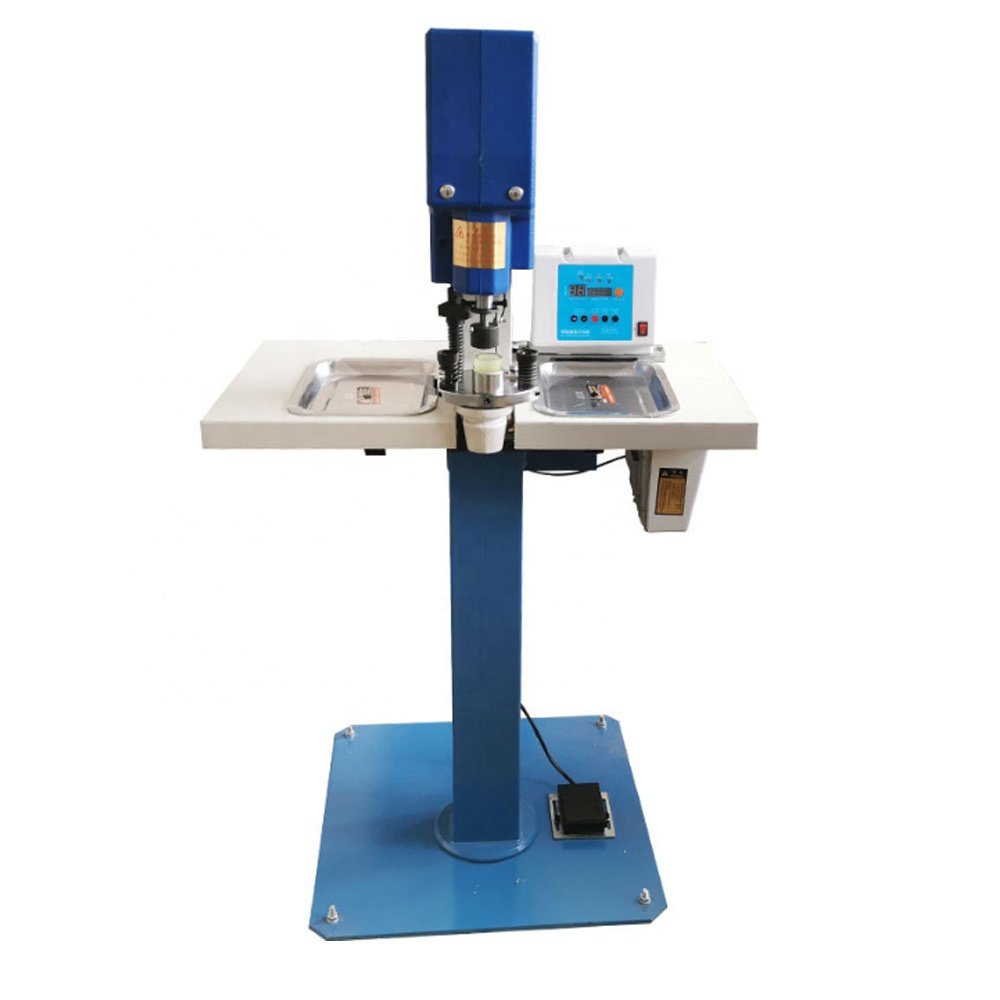 Semi-auto self covered cloth button making machine cover button buckles machine