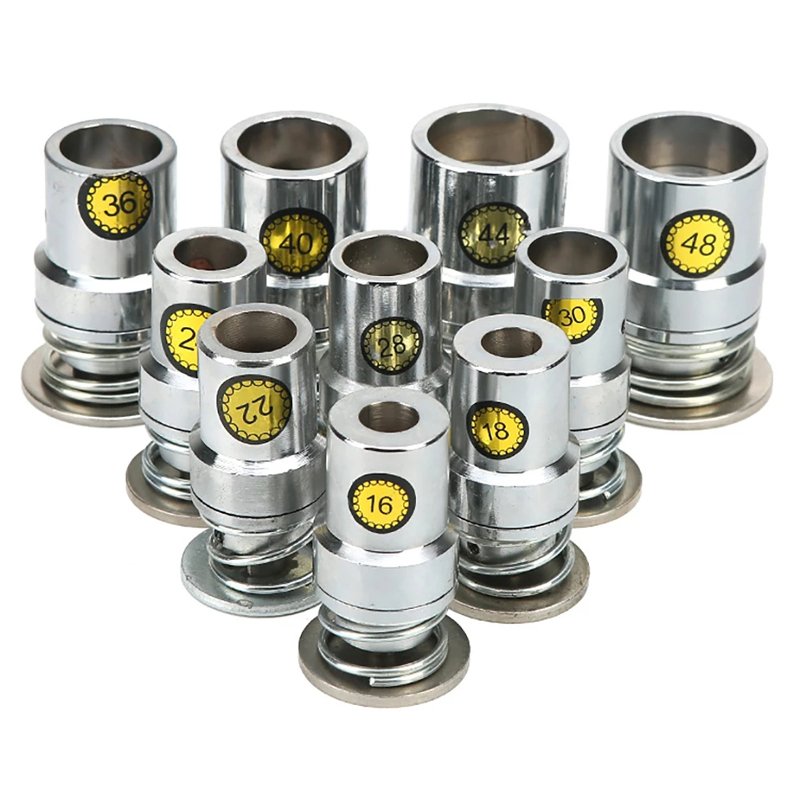 (16L)10mmFabric Cover ButtonMold durable quality fabric cover buttons moulds for making buttons Machine DIY Tool button moulds