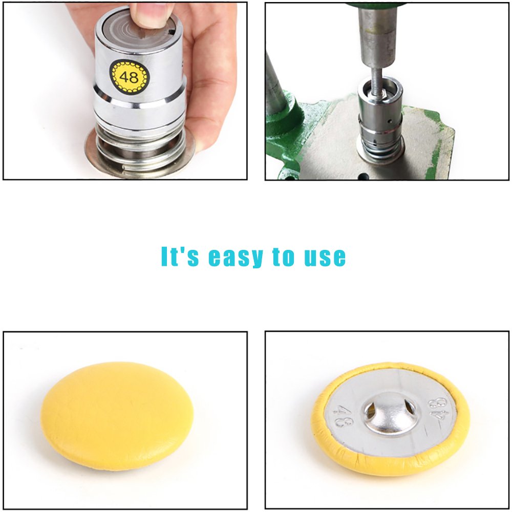 (16L)10mmFabric Cover ButtonMold durable quality fabric cover buttons moulds for making buttons Machine DIY Tool button moulds
