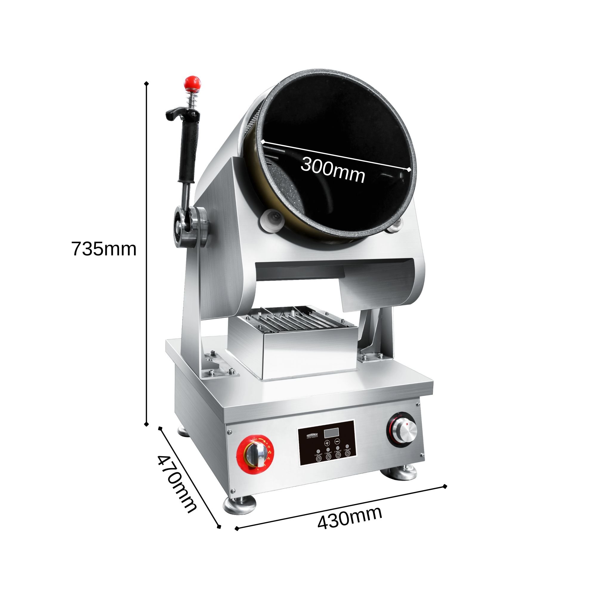 Smart cooking pot, a good helper in the kitchen, can be used to make fried rice, noodles and rice