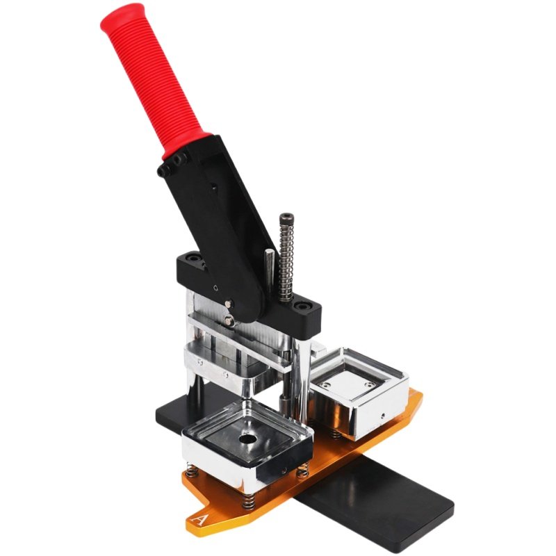 Automatic Metal Button Square Refrigerator Magnet Magnetic Photo Button Fridge Magnet Making Machine