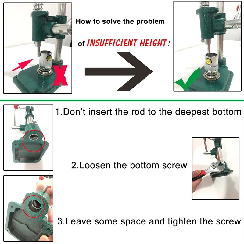 Durable Easy Operating High Quality Materials Circle Manufacture DIY High Efficiency Manual Button Making Machine