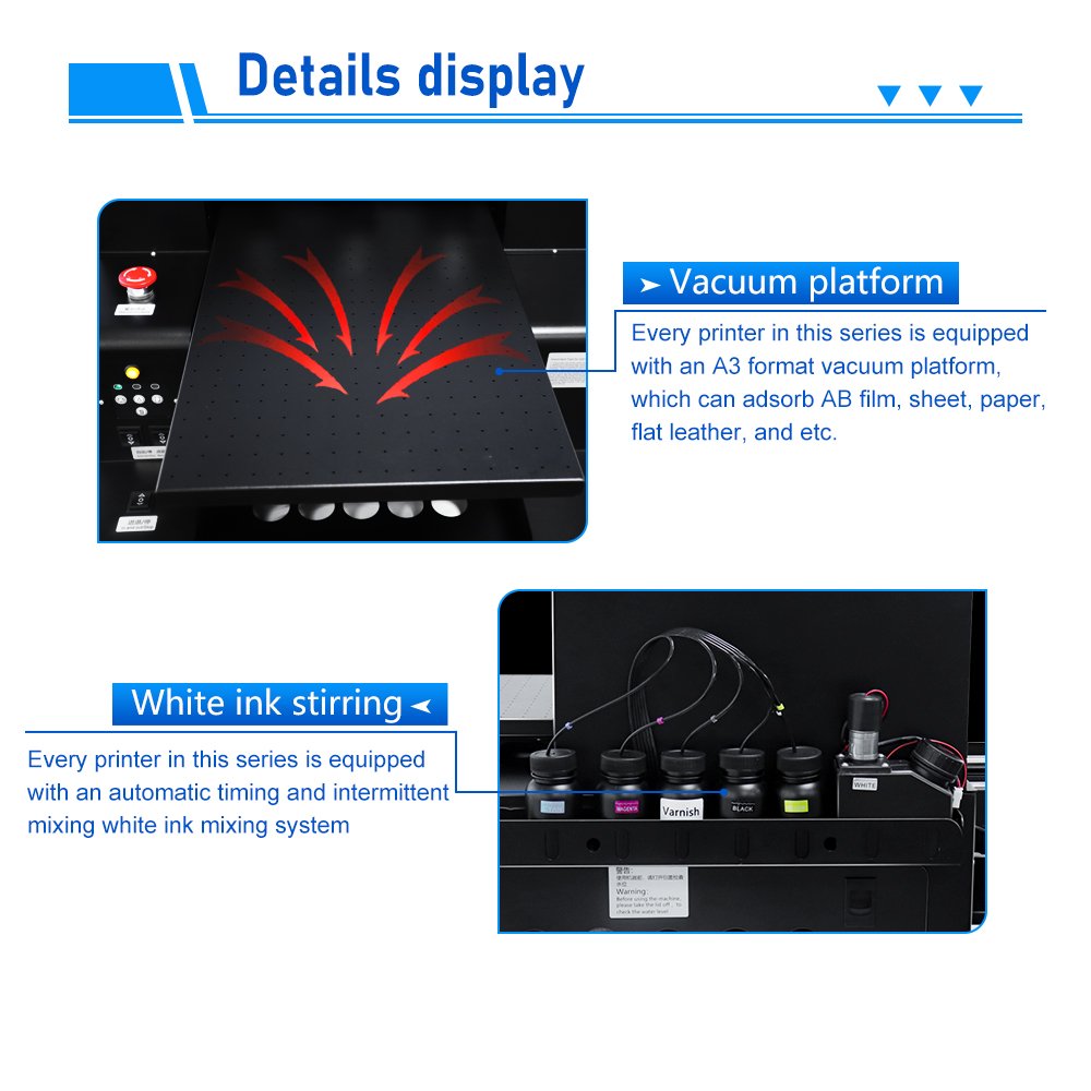 UV printer Badge Machine Button Pin Maker, Badge Maker Printing Machine with 25-75mm mould for choice