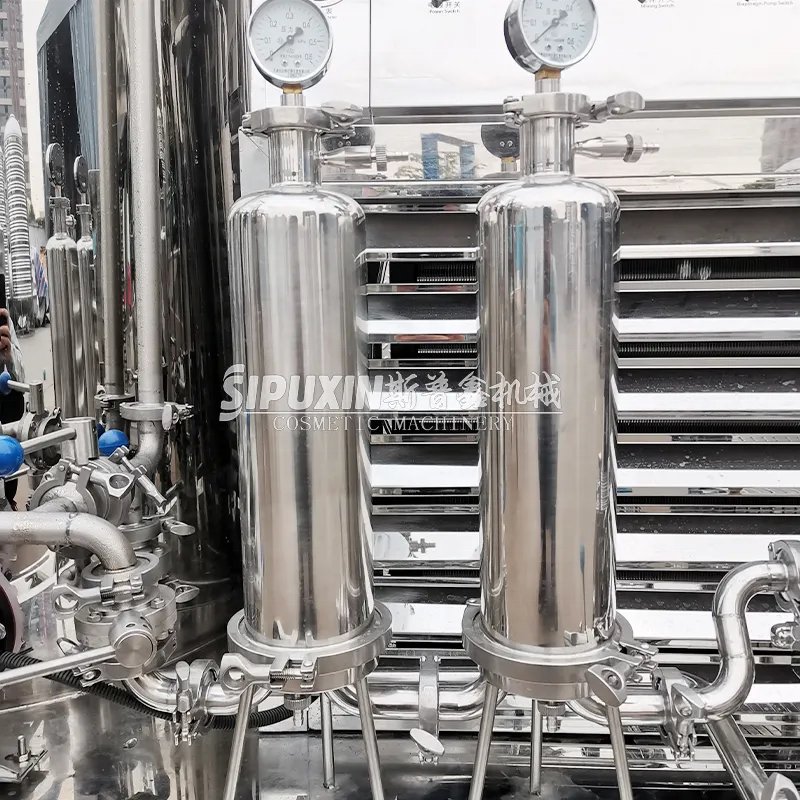 300L 316 Stainless steel perfume cooling freezing mixer machine perfume filter equipment