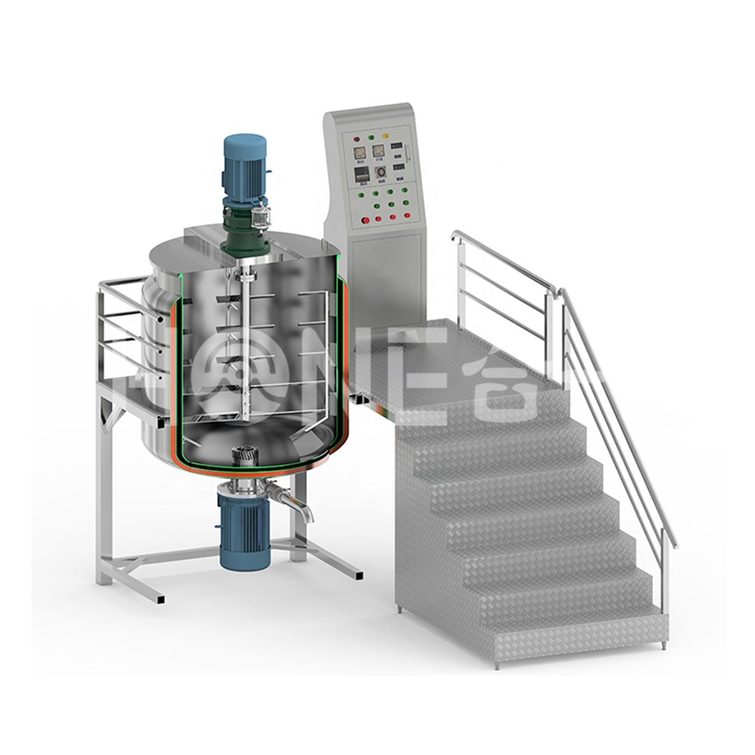 Hone 1000L Jacket Electric Heating Liquid Soap Mixer Making Machines Bath Soap Dissolving Melting Tank Machines Production Line