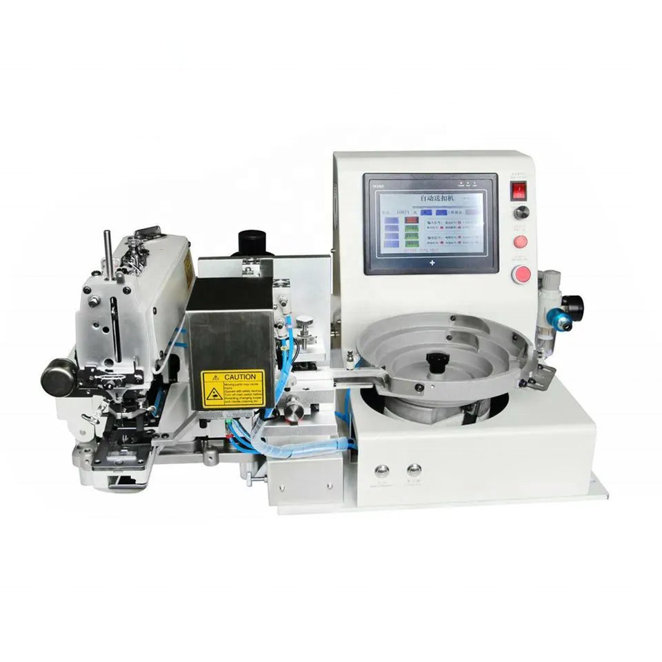 QK-373D-988A Automatic button feeding device button hole attach sewing machine