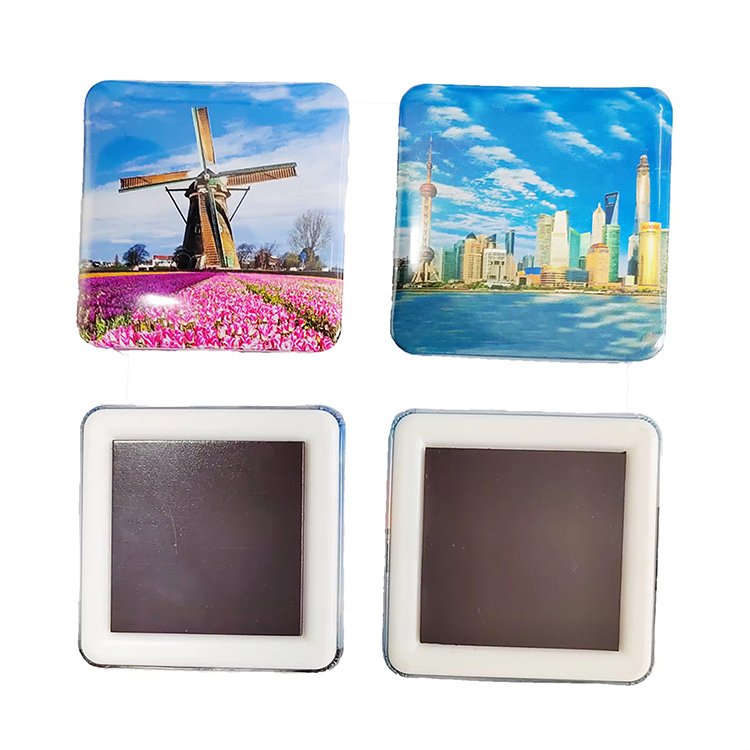 High Quality 50*50mm 2*2 inch Square fridge Magnet maker Machine Kit with Paper Cutter and 100 sets fridge Magnet Materials