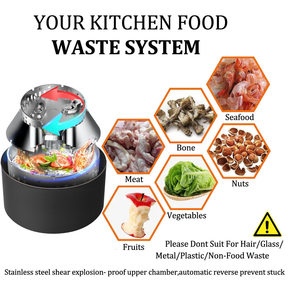 4 stage kitchen sink Food Waste Composting Disposer Machine