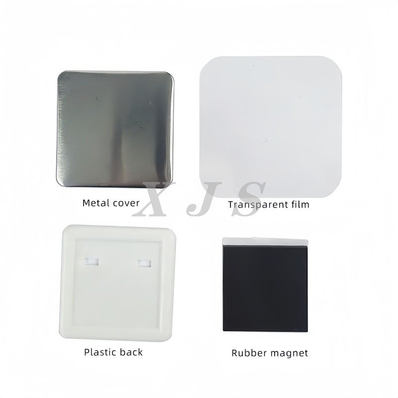 50 * 50mm 2 * 2-inch square refrigerator magnet machine photo magnet machine DIY button