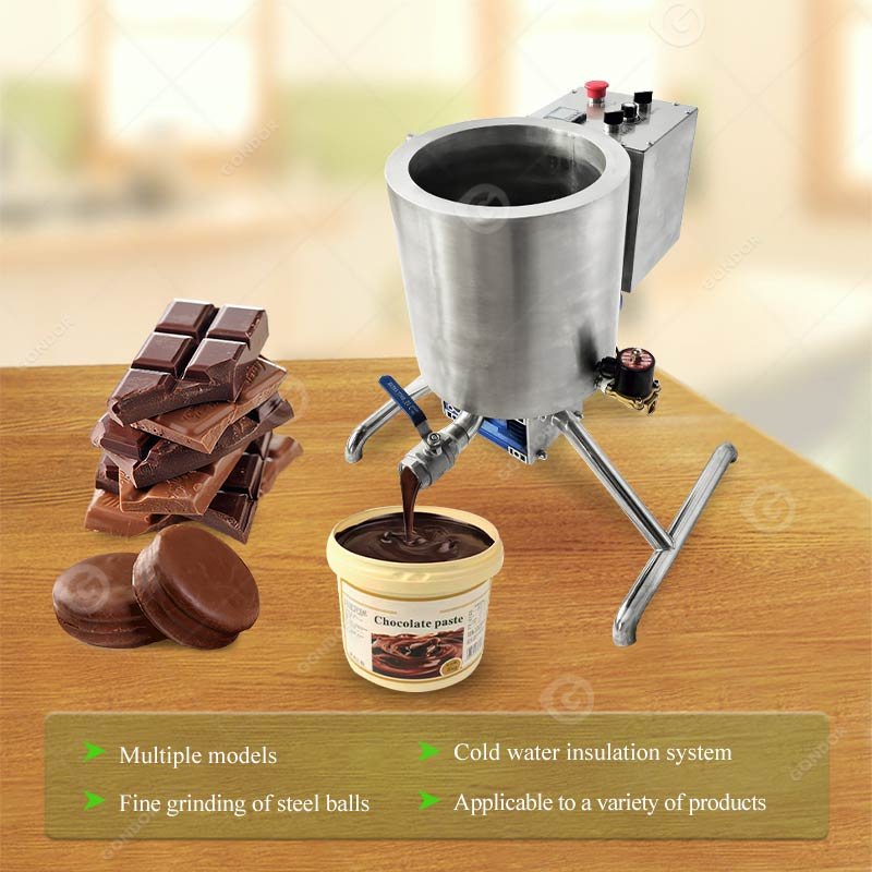 500l Billas Miller Melanger Technology Chocolate Batch Ball Mill Machine 100l Price with Lcd