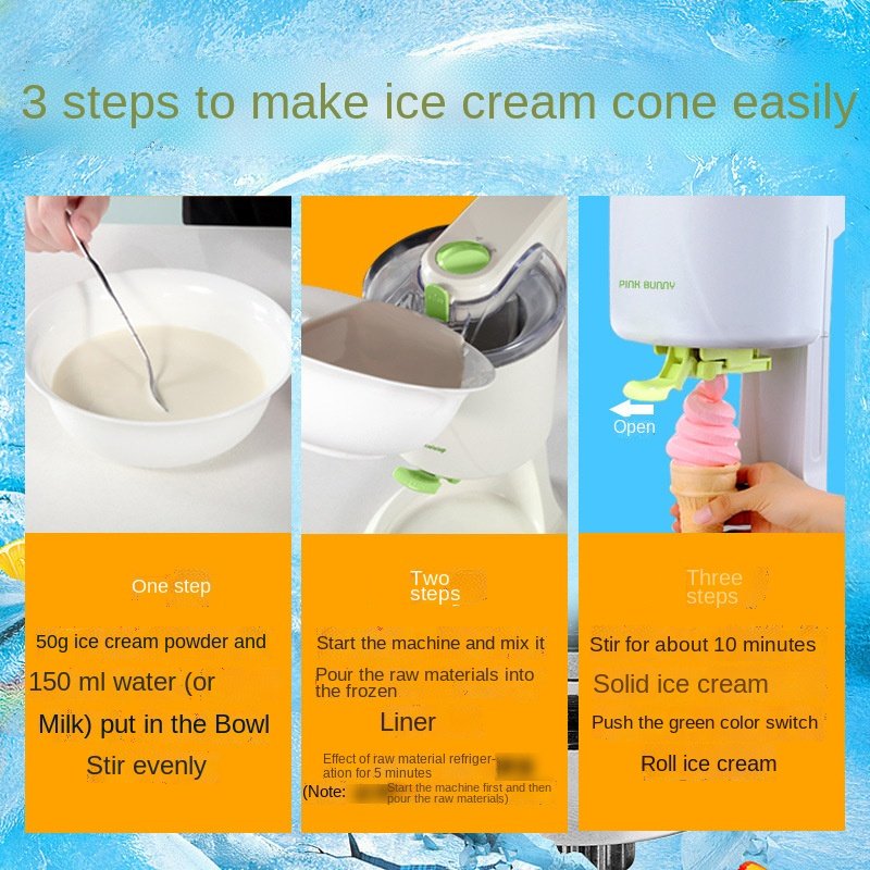 Home Ice Cream Machine With 1L