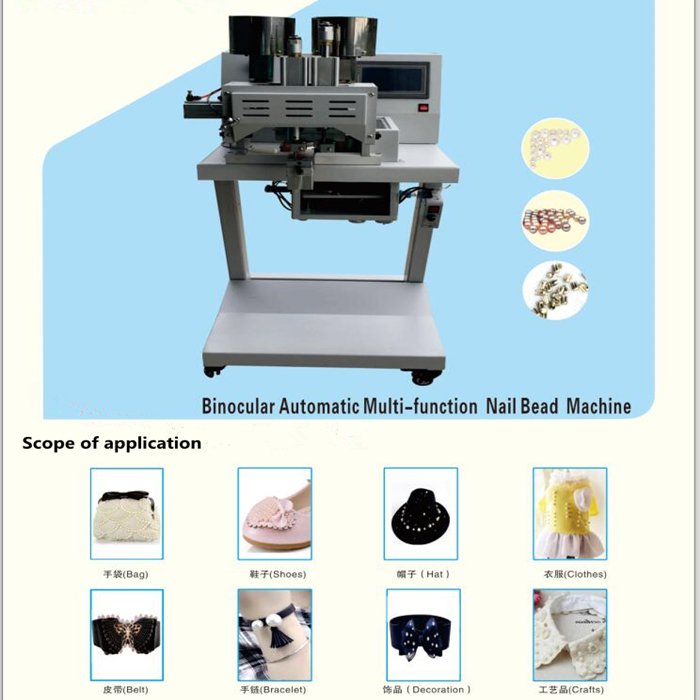 Good quality multifunction beads attaching machine button sewing machine