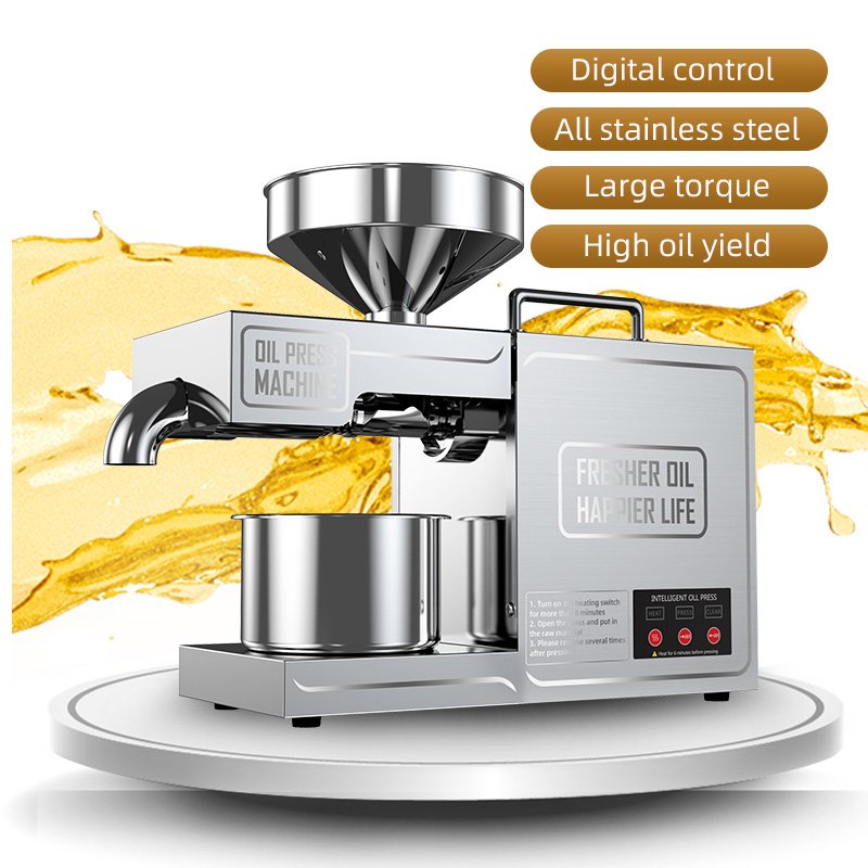 Hot Sale All Kinds Of Seeds Mini Automatic Oil Extract Machine Home Cold Oil Press Machine With Best Price