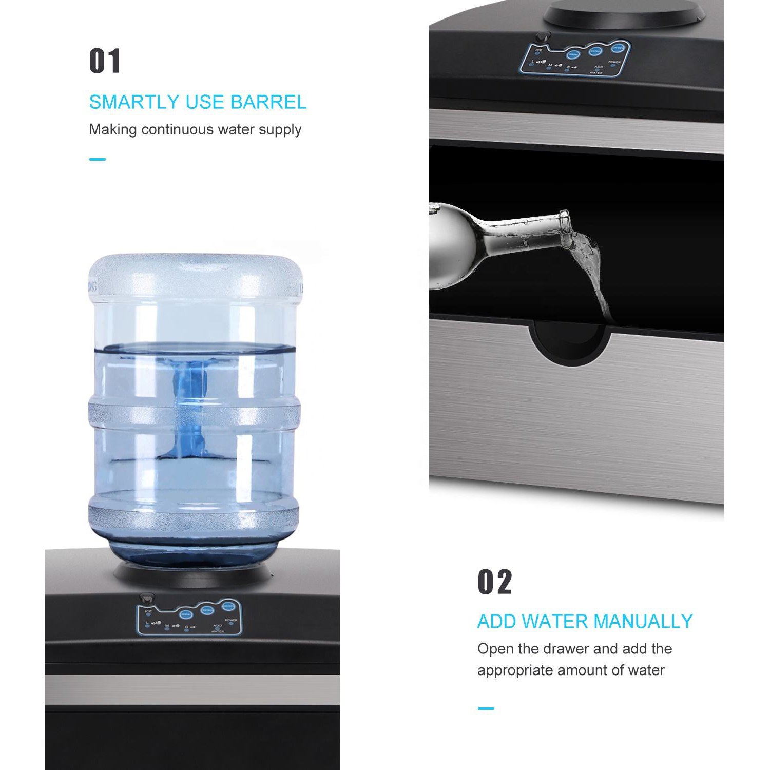 Ice Block Making Machine 25kg Automatic Countertop Nugget Small Portable Ice Maker Machine For Business Commercial Home Price