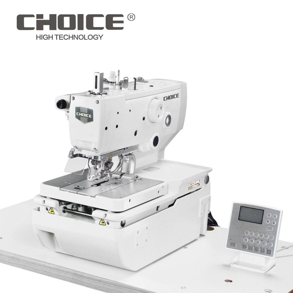 GC9820-02 Electronic Eyelet Button Holer Machine With Upper and Lower Thread Trimmer, Special for Jeans