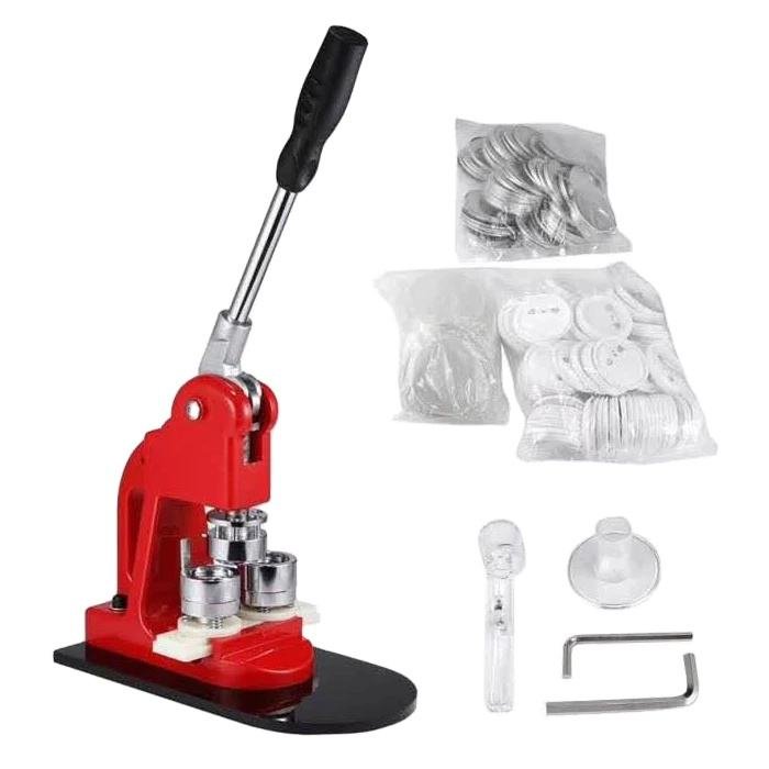 Vesub All Sizes Free Accessories Pin Badge Making Machine Button Printing machine Manual Badge Press Marking Machine