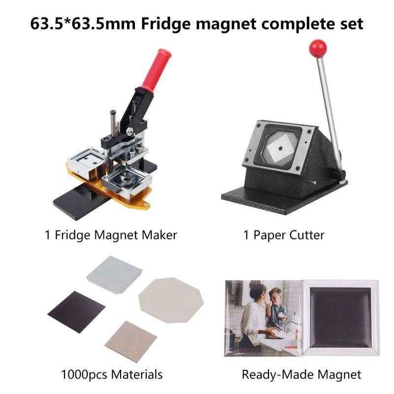 DIY fridge magnet button making machine Customized photo machine for fridge magnet