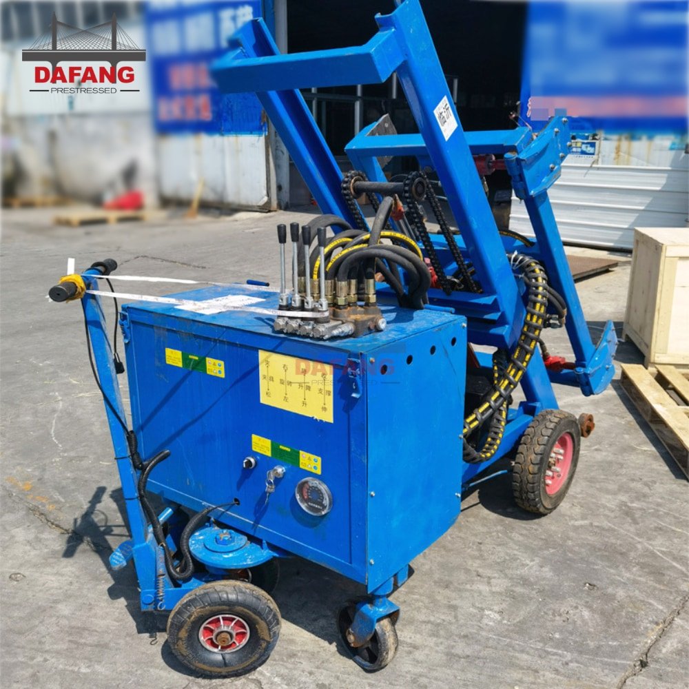 Concrete partition wall panel installation machinery concrete slab installation machinery
