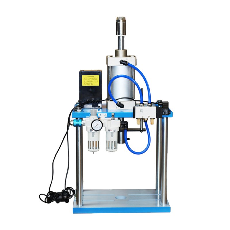 Four Column Two Boards 200kg Pneumatic Punch Press Machine Carry Bag Ram Hole Punching Machine