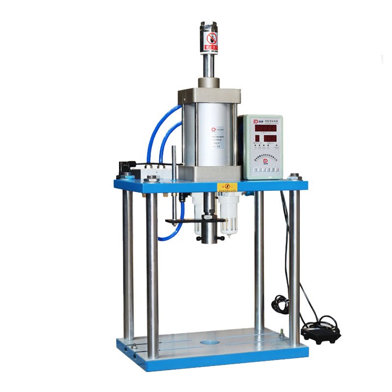 Four Column Two Boards 200kg Pneumatic Punch Press Machine Carry Bag Ram Hole Punching Machine