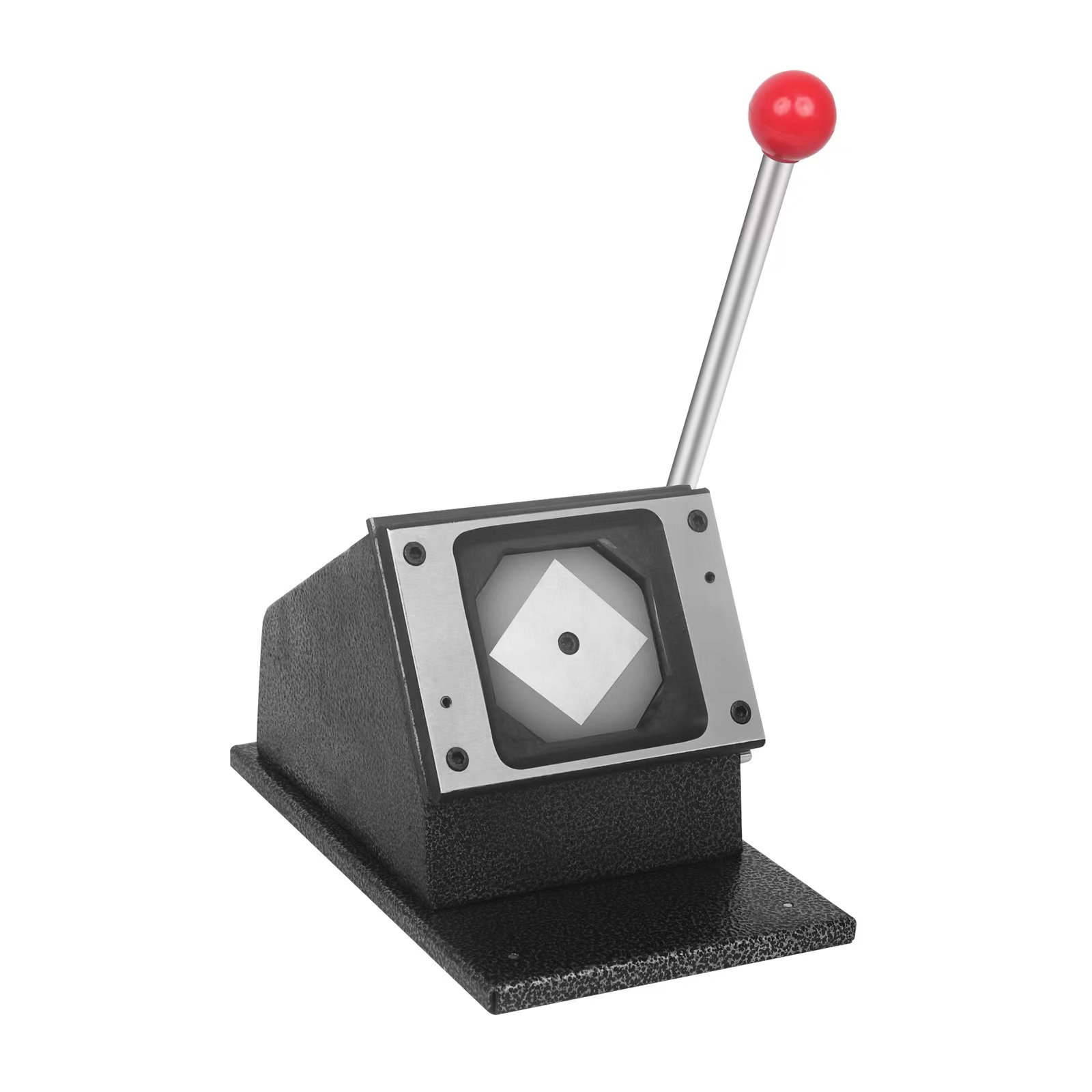 Square 63.5*63.5mm High Quality Button Making Machine Manual Round Pin Badge Making Machine Square Fridge Machine