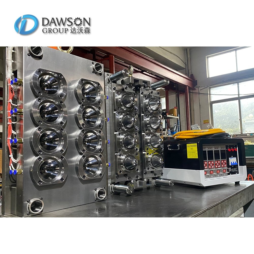 Mineral Water Bottle Wide Neck Jar Making 2-step Forming PET Preform Injection Molding Machine