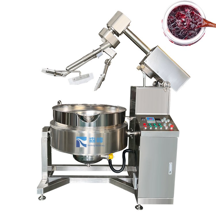 High Quality Sauce Making Machine Stainless Steel Industrial Paste Food Fillings Planetary Cooking Mixer Machine