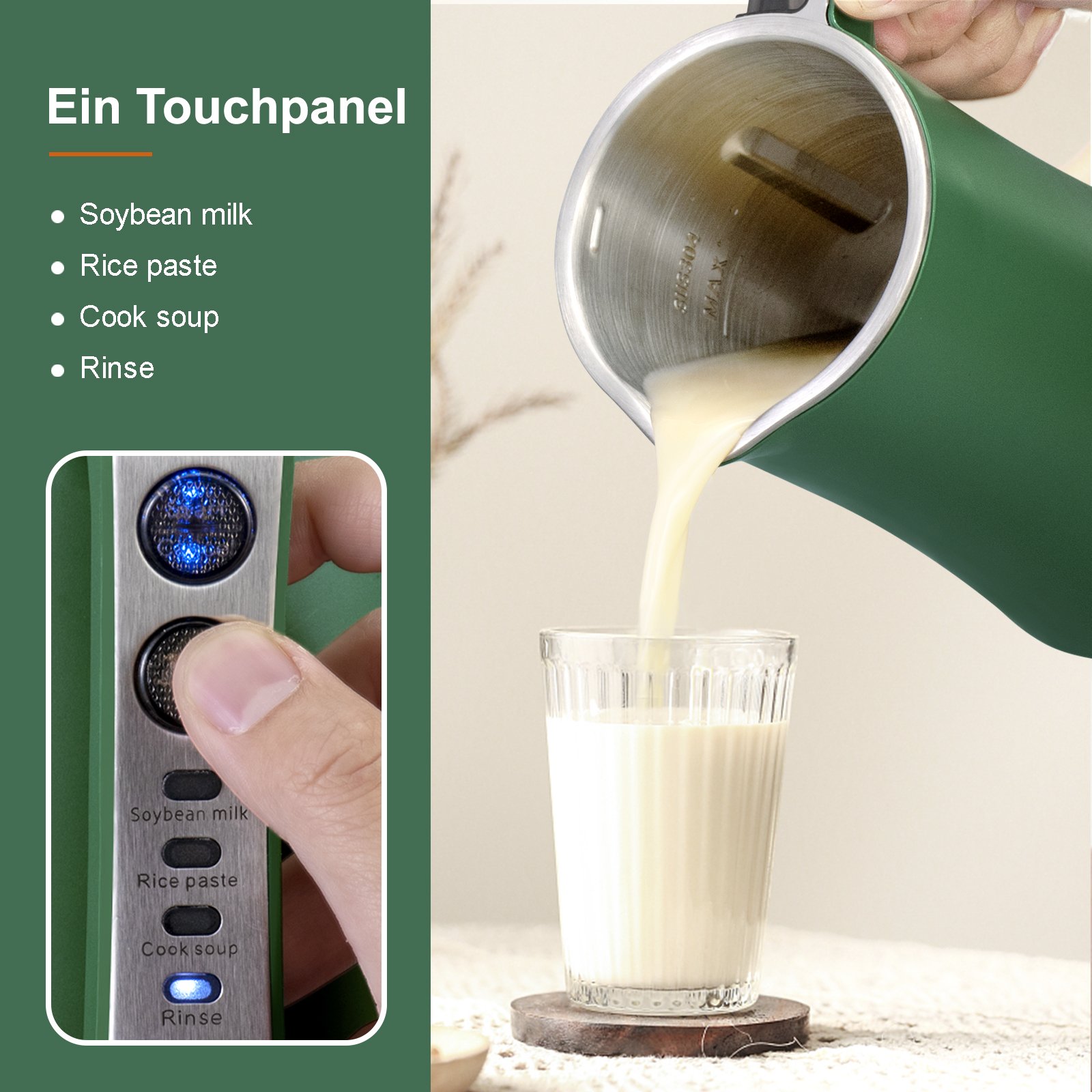Soybean milk machine Mini soy milk maker For 1 person