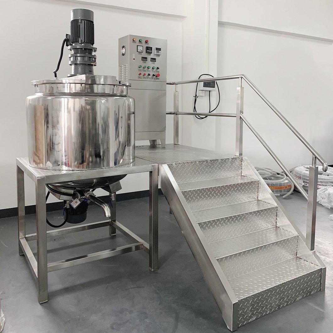 100-5000L liquid soap making machine for shampoo shower gel detergent production line with high shear homogenizer