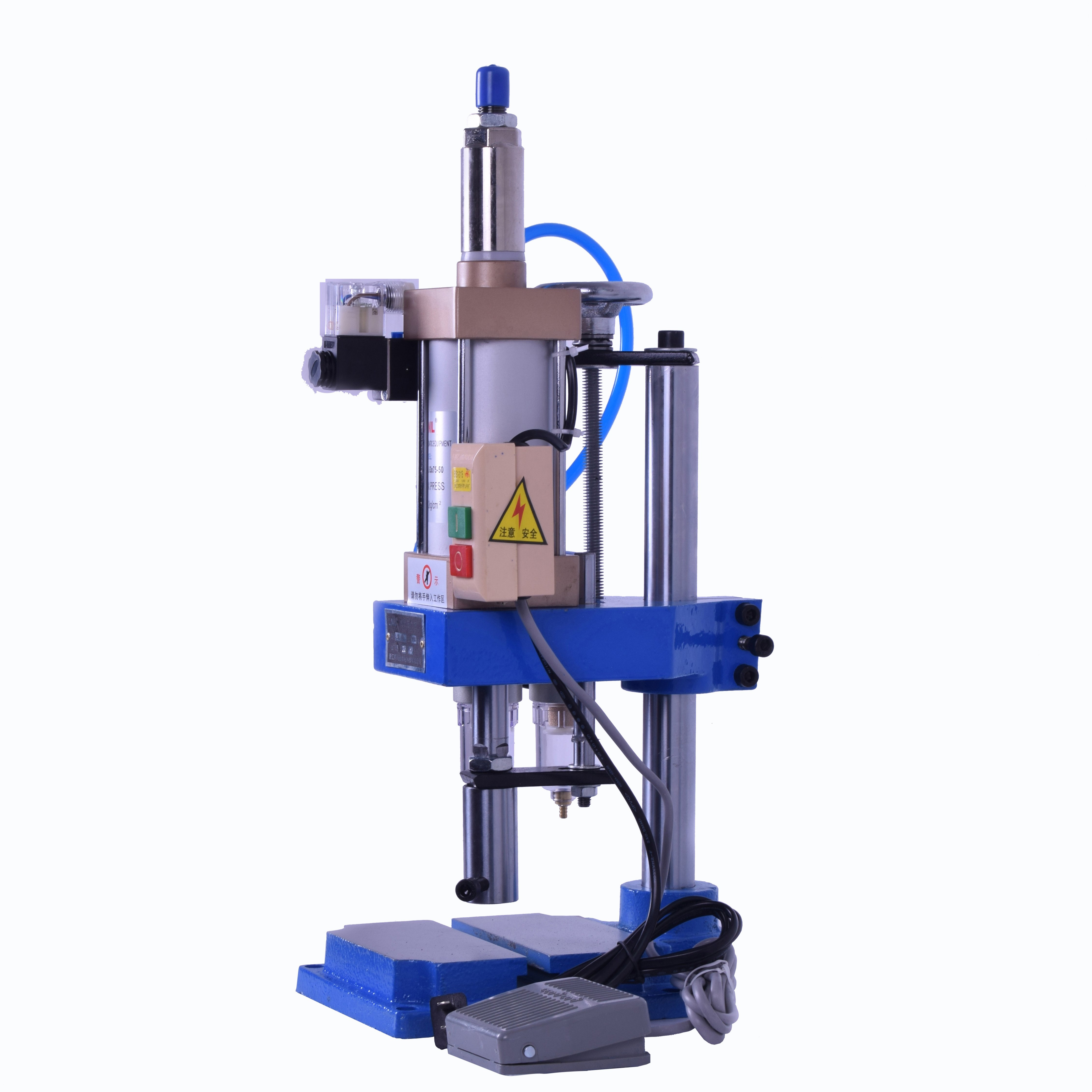 Small Single Column Pneumatic Punching Press Stamping machine /small Desktop Pneumatic Punch Press machine