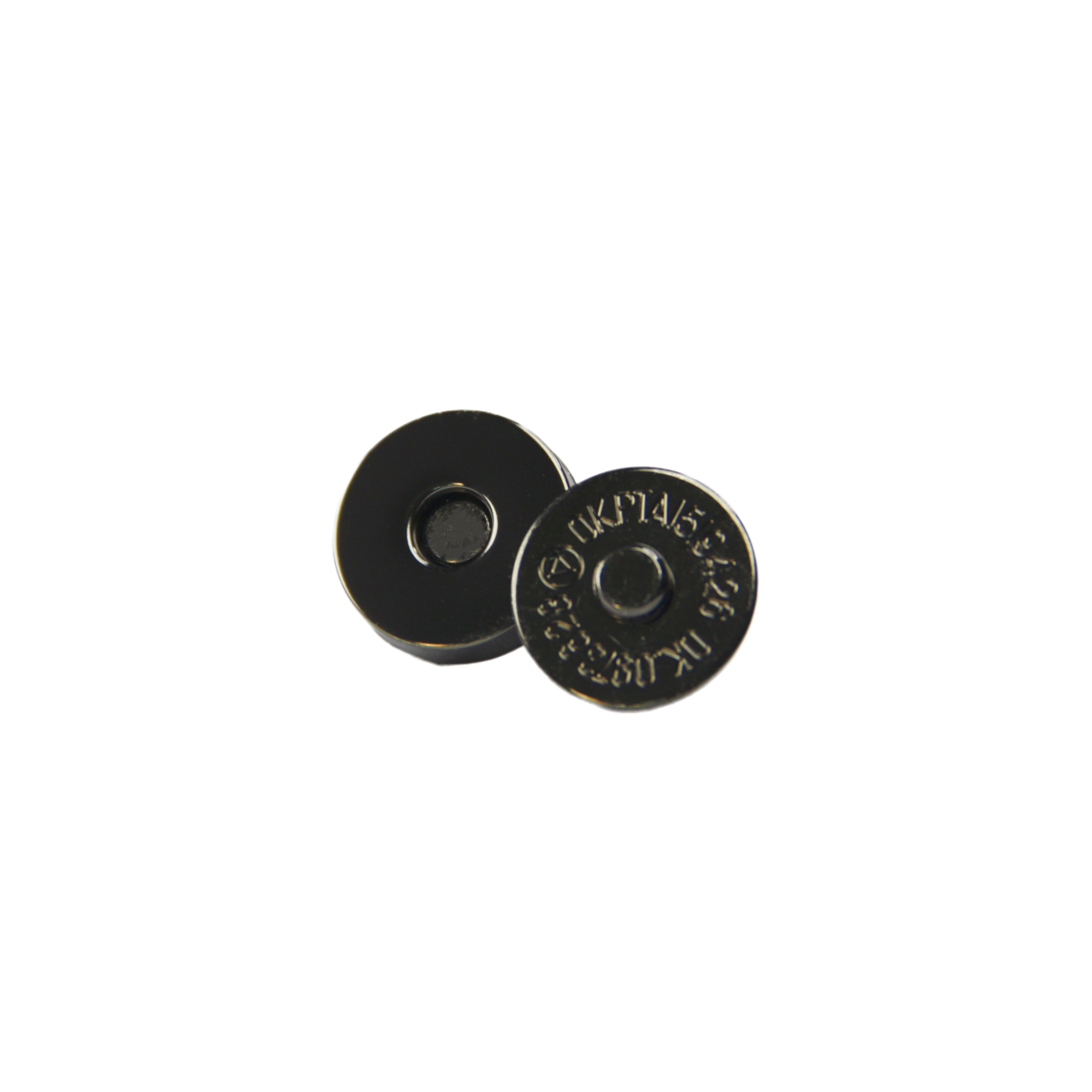 18mm Copper Magnetic button for handbag Black Metal snaps for purse and clothes