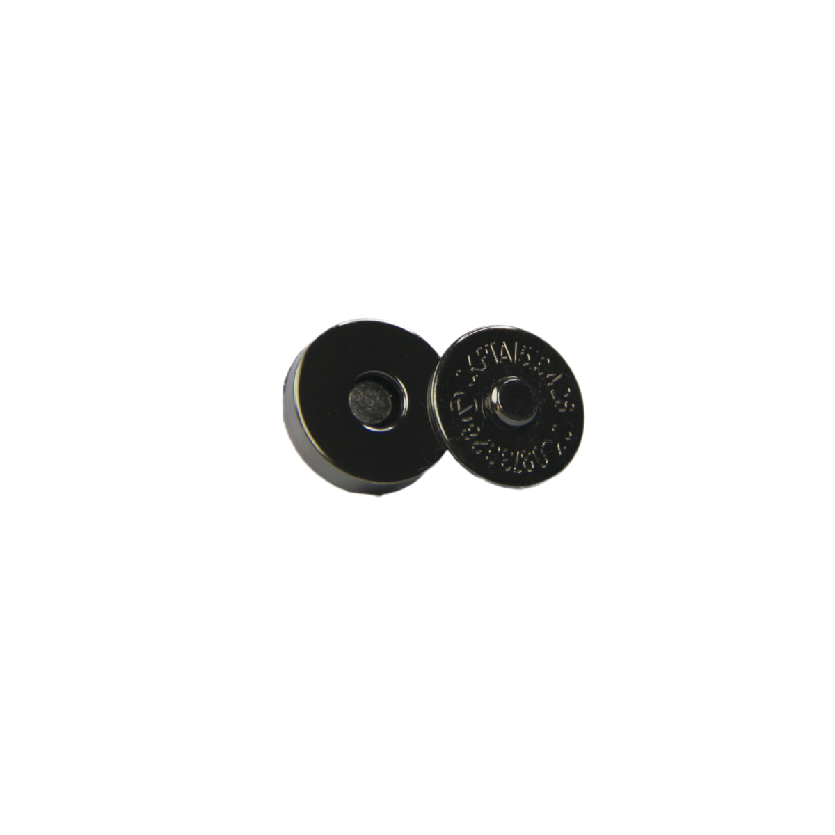 18mm Copper Magnetic button for handbag Black Metal snaps for purse and clothes