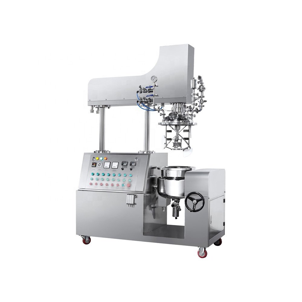 Mayonnaise Making Machine Cosmetic Cream Mixing Machine Small Vacuum Emulsifying Pot