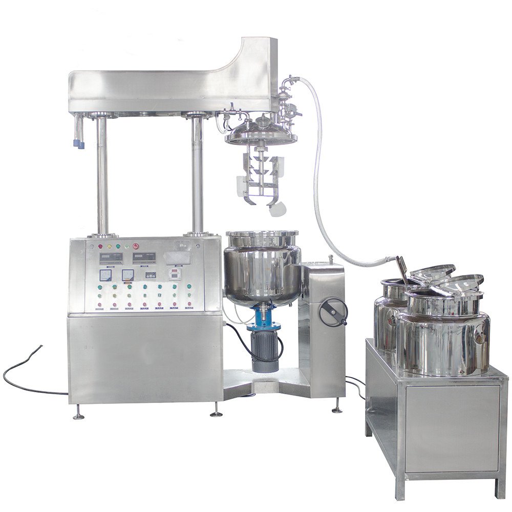 Mayonnaise Making Machine Cosmetic Cream Mixing Machine Small Vacuum Emulsifying Pot