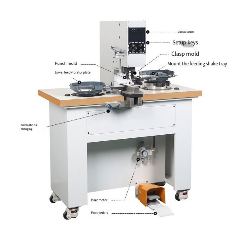 Garment Equipment Button Conveying Rivet Machine Button Metal Punching Machine Automatic Intelligent Button Conveyor