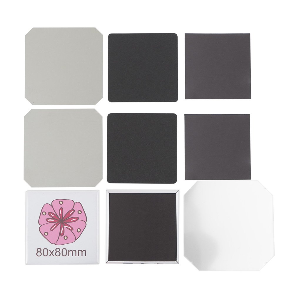 HOT SALE Square 80x80mm Custom Photo Fridge Magnet Button Maker Button Machine Kit
